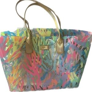 Lilly Pulitzer beach bag tote